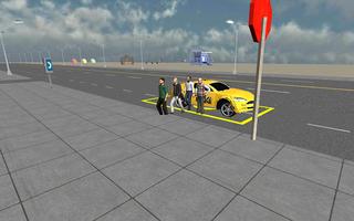 أجرة الحديثة 3D القيادة تصوير الشاشة 2