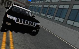 La police Jeep de conduite 3D capture d'écran 2