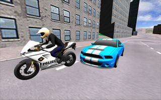 Simulatur crime vélo police 3D capture d'écran 1