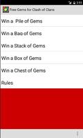 Free Gems for Clash of Clans स्क्रीनशॉट 1