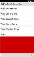 Free Gems for Clash of Clans capture d'écran 1