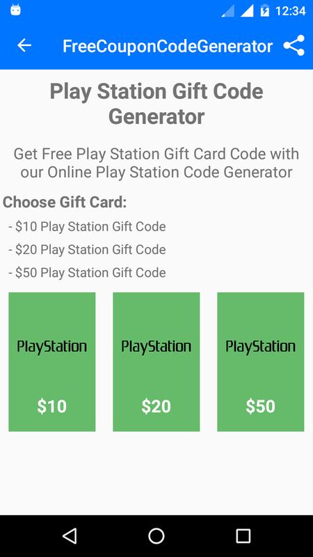 Free Coupon Code Generator for Android - APK Download