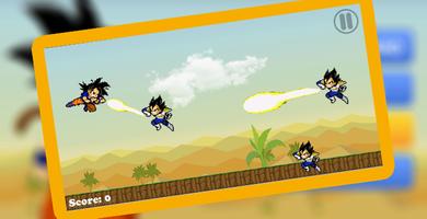 Poster Vegeta Saiyan Goku Battle