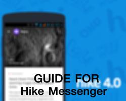Guide for Hike Messenger تصوير الشاشة 2