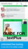 Guide for textPlus Free Calls โปสเตอร์