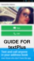 برنامه‌نما Guide for textPlus Free Calls عکس از صفحه