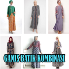 Model Gamis Batik Kombinasi 2018 иконка