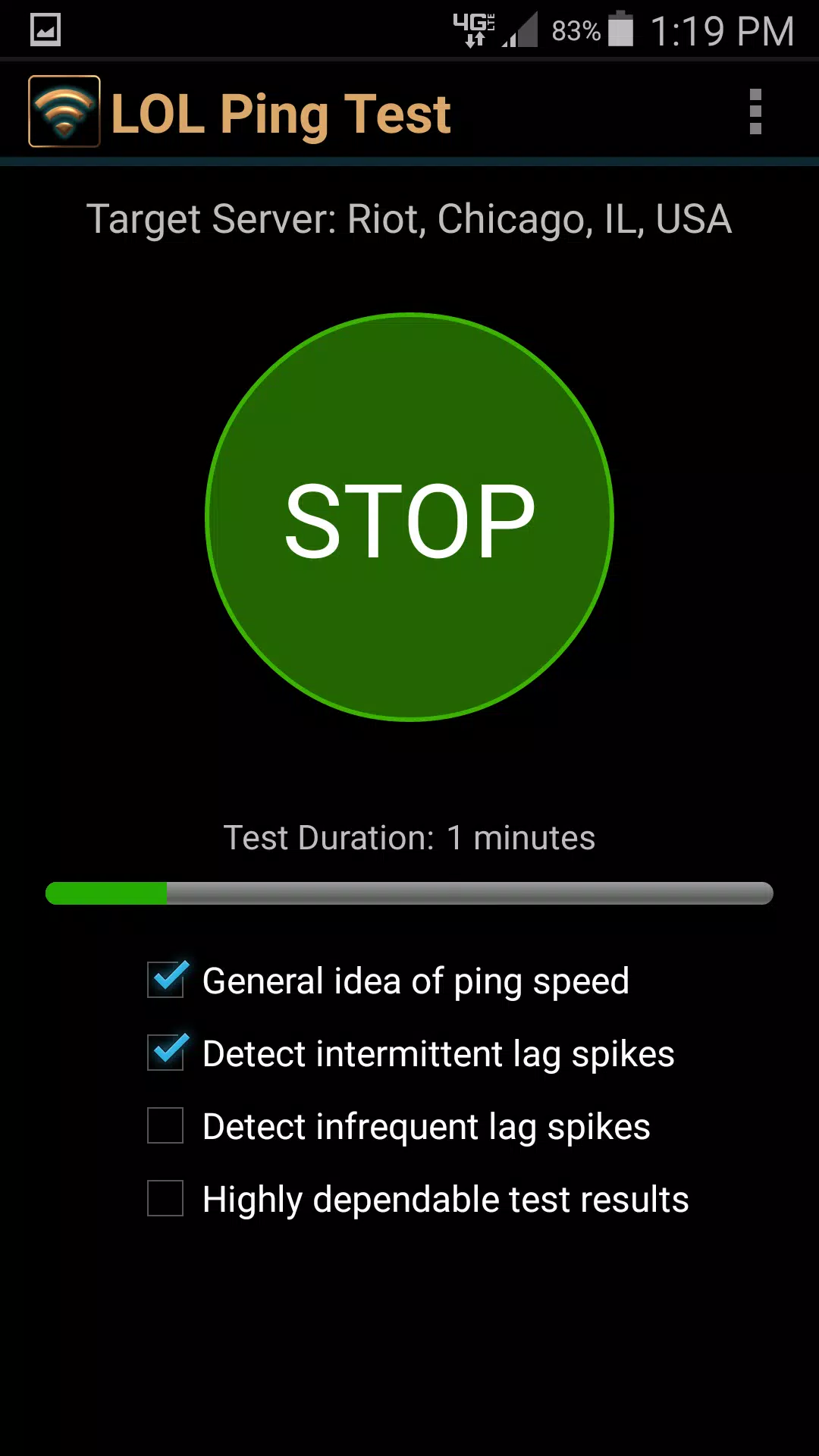 LOL Ping Test for Android - Free App Download