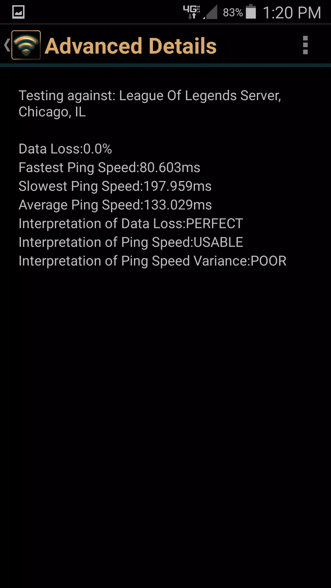 LOL Ping Test for Android - Free App Download