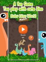Baby Dino Line Bubble 2 Plakat