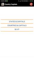 USA States & Country Capitals capture d'écran 1