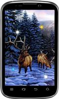 Deer Winter live wallpaper capture d'écran 3