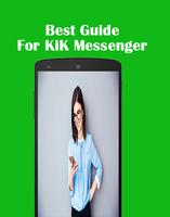 Free Messenger Kik Guide Affiche