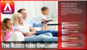 Free Mobdro video downloader plakat