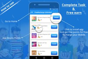 Free Recharge Unlimited App capture d'écran 2