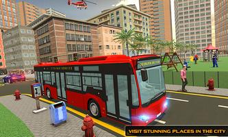 City Coach Bus Simulator 2018 : Luxury Tourist Bus captura de pantalla 2