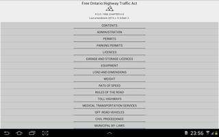 Ontario Highway Traffic Act Cartaz