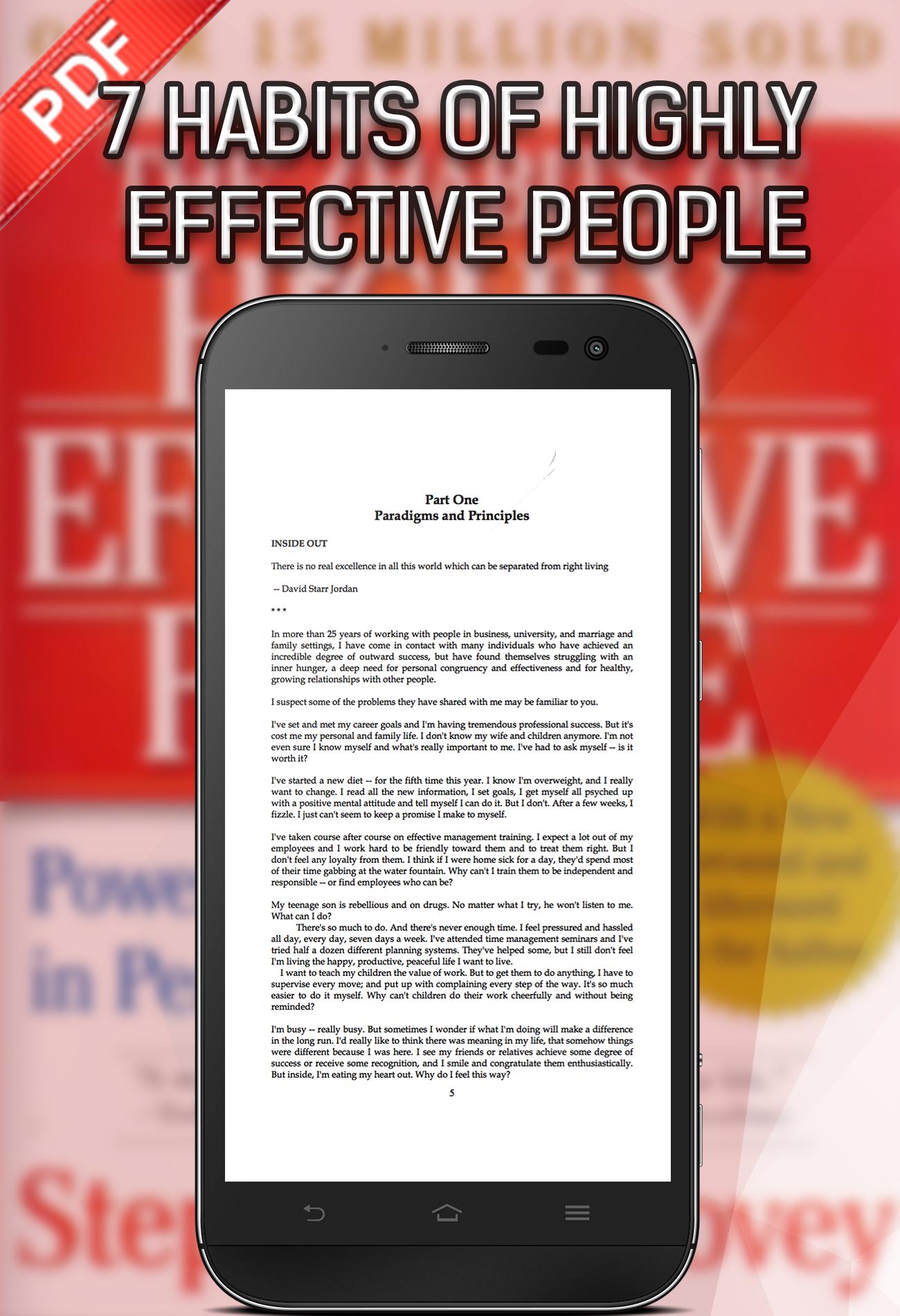 7 Habits Book Pdf Highly Effective Free For Android Apk Download