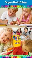 Crayons Photo Collage poster