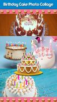 Birthday Cake Photo Collage ポスター