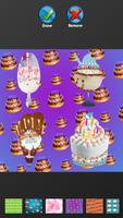 Collage de gâteau d'anniversai capture d'écran 2