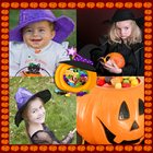 Collage de photo halloween icône