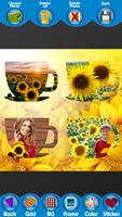 Sunflower Photo Collage syot layar 3