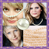Collage de la foto de la perla icono