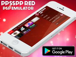 PPSSPP RED - PREMUIM PSP EMULATOR SIMULATOR Poster