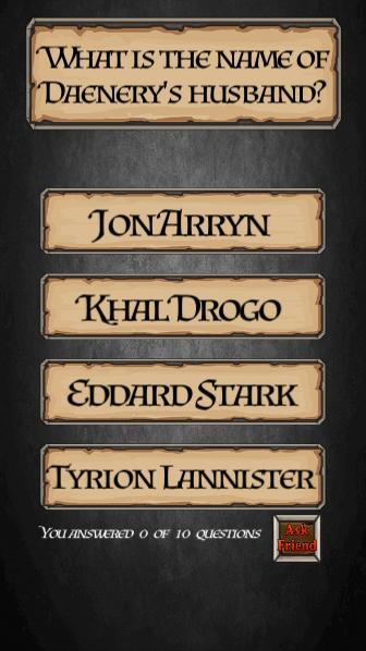 Game Of Thrones Game Quiz Trivia For Free For Android Apk Download
