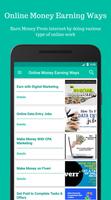 Online Easy Money Earning Ways From Work At Home. poster