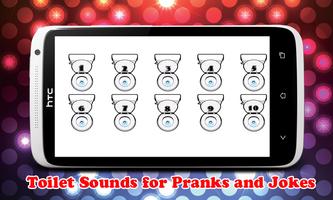 Poster Toilet Flush for Pranks Sounds