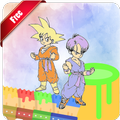 Coloring Book For Dragon Saiyan Ball Z