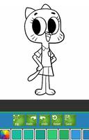 Coloring Book For Gumball and Darwin Tips capture d'écran 1