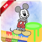 Coloring Book Mickey Mice Tips icône