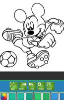 Coloring Book Mickey Mice Tips Affiche