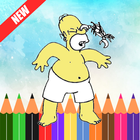 Coloring Book For Simpsons Tips icône