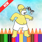 Coloring Book For Simpsons Tips icono