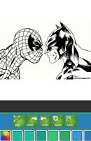 Coloring Book Spider Hero Man ảnh chụp màn hình 2