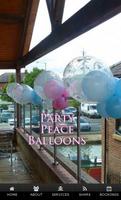 Party Peace Balloons پوسٹر