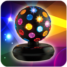 Lumière de disco colorée icône