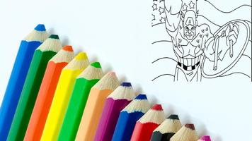 Super Coloring Hero Book ภาพหน้าจอ 1