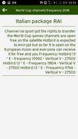 World Cup channels frequency 2018 imagem de tela 2