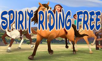 Free Super spirit riding Horse poster