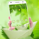 Green Fresh Paper Boat Theme APK