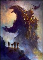 Godzilla Monster Wallpaper captura de pantalla 3