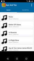Ayo and Teo Songs Lyric Plakat