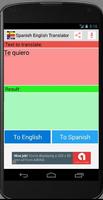 Spanish English New Translator ポスター