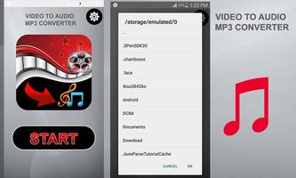 Video To Audio Mp3 Converter โปสเตอร์