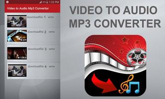 Video To Audio Mp3 Converter captura de pantalla 1